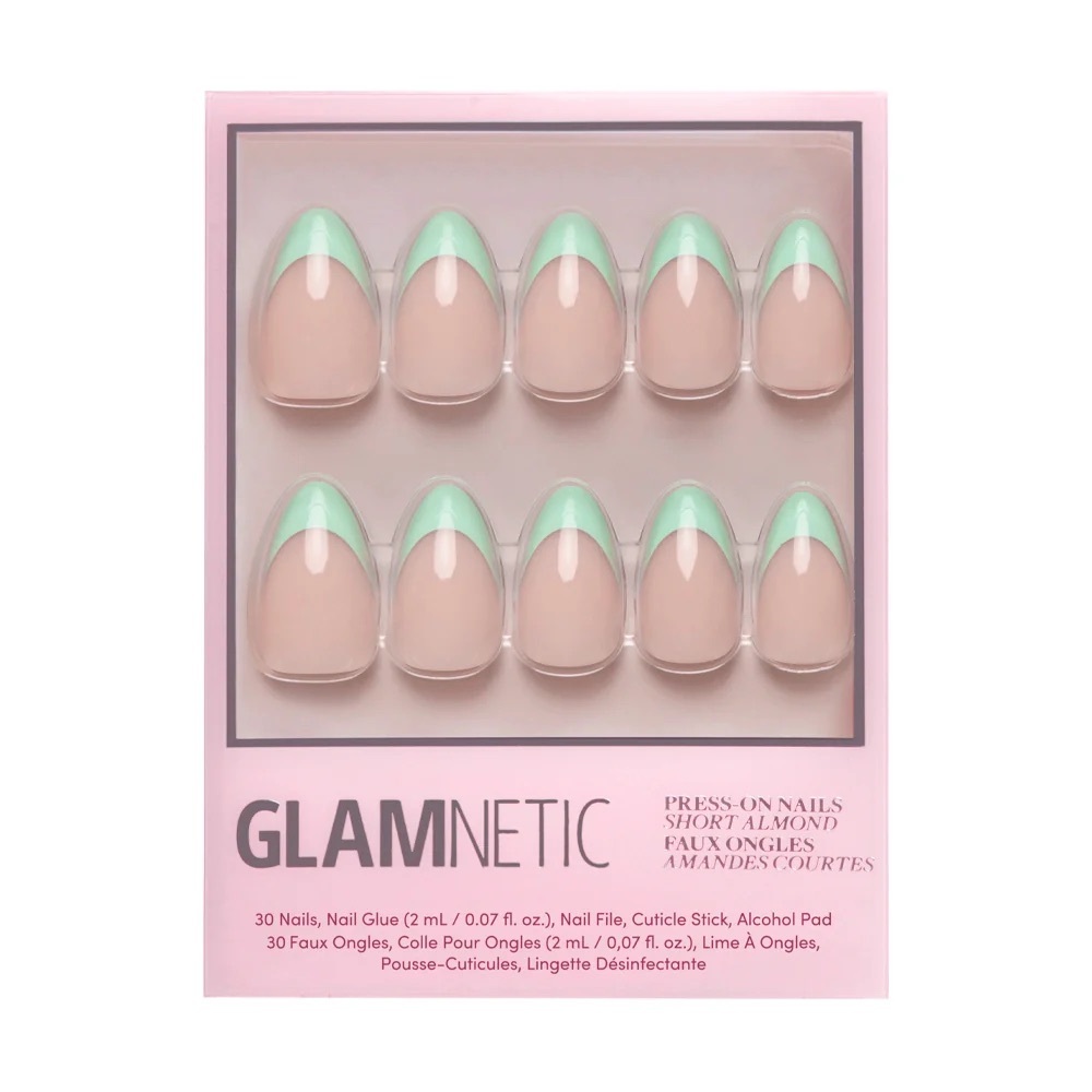 2 for $24 - Glamnetic Press On Nails - Pistachio Crème